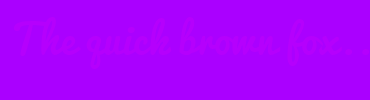 Image with Font Color B500FD and Background Color AA00FF